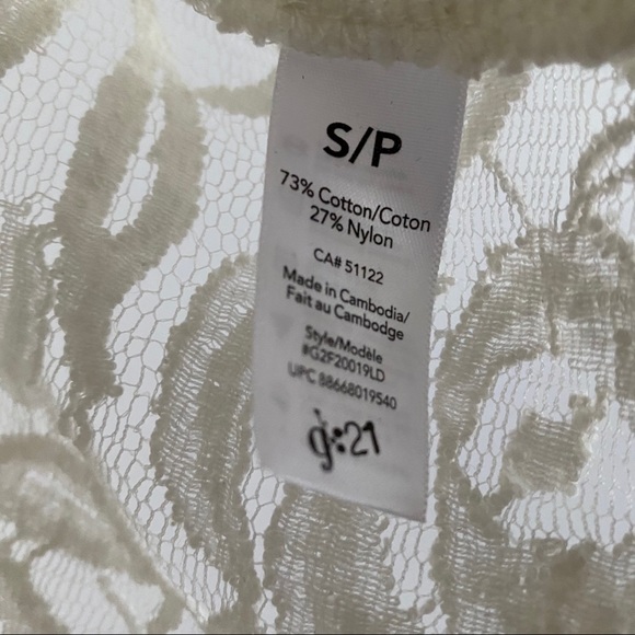 Floral lace tank - Picture 7 of 7